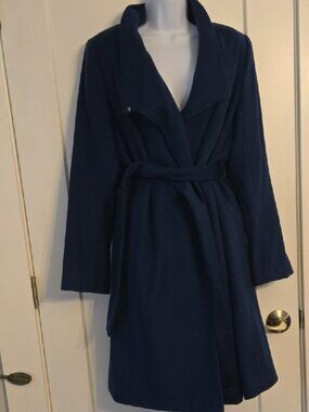 Dennis Basso Navy Women's Coat